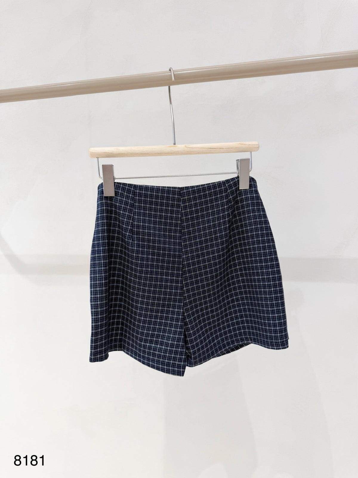 Schort/rok  Anika blauw geruit
