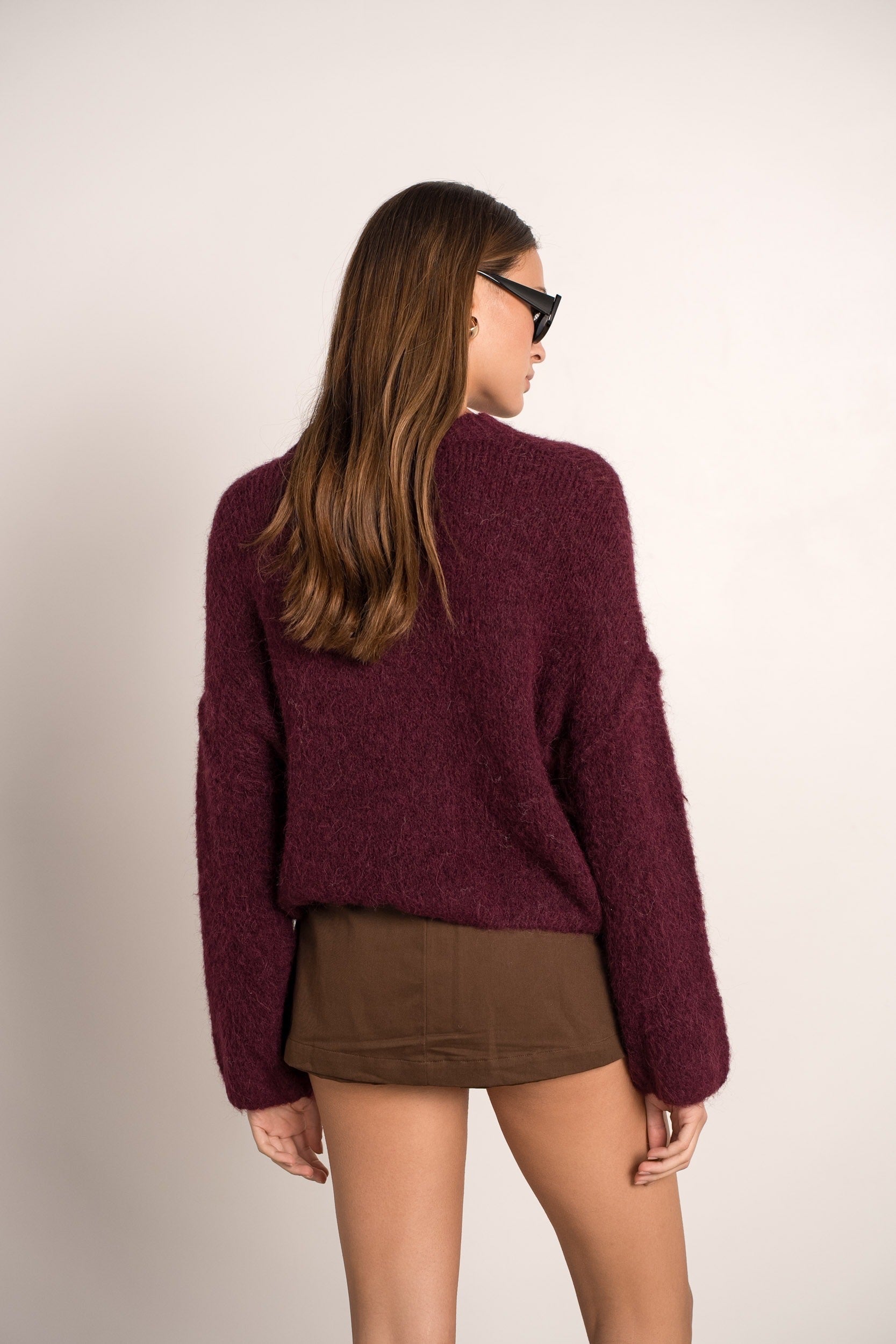 Pull Musy Bordeaux