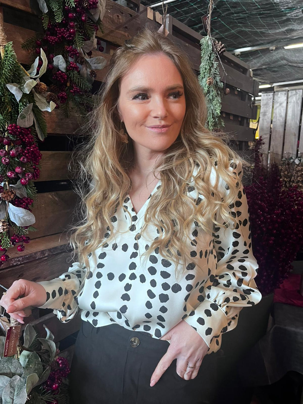 Bloesje Marie zwart/wit