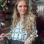 Bloesje Marie zwart/wit