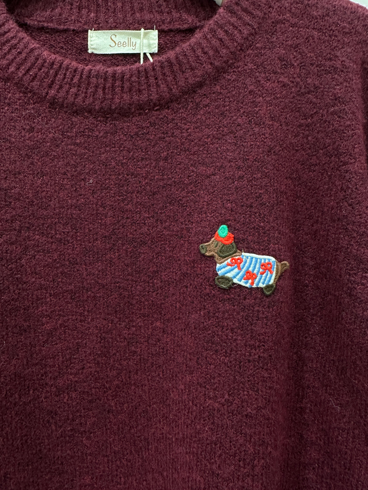 Pull See bordeaux tekkel