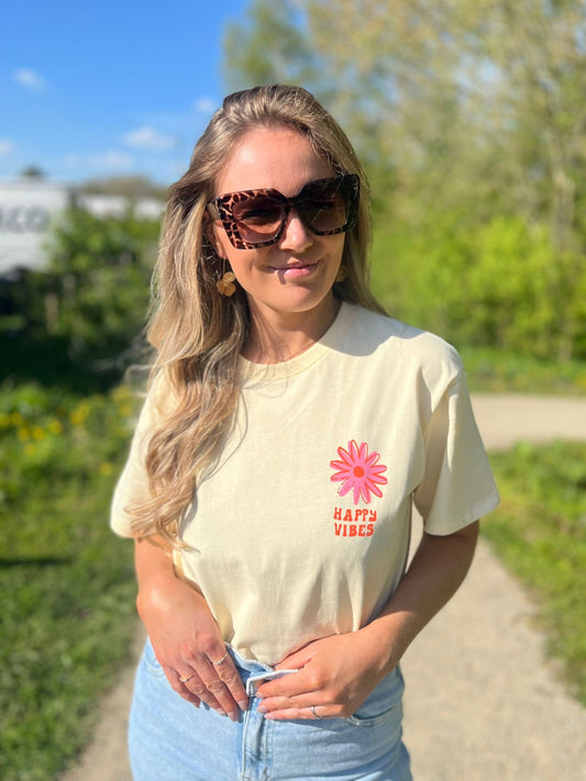T-shirt geel Mère