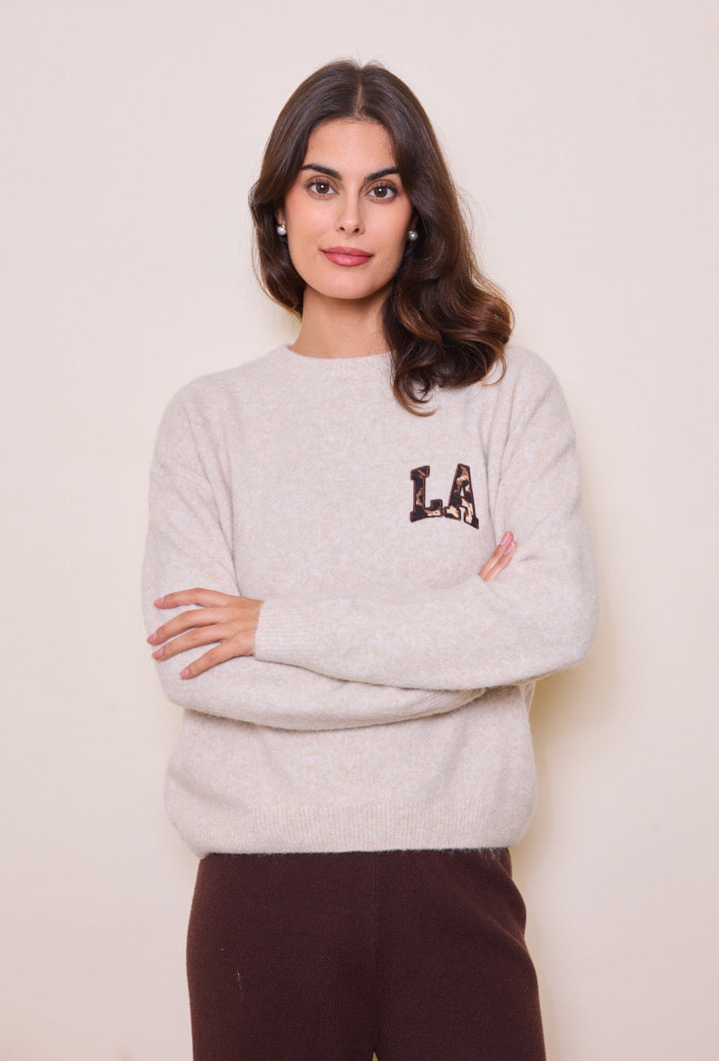 Pull Clara Los Angeles beige