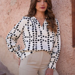 Bloesje Marie zwart/wit