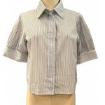 Hemd Milo white/navy