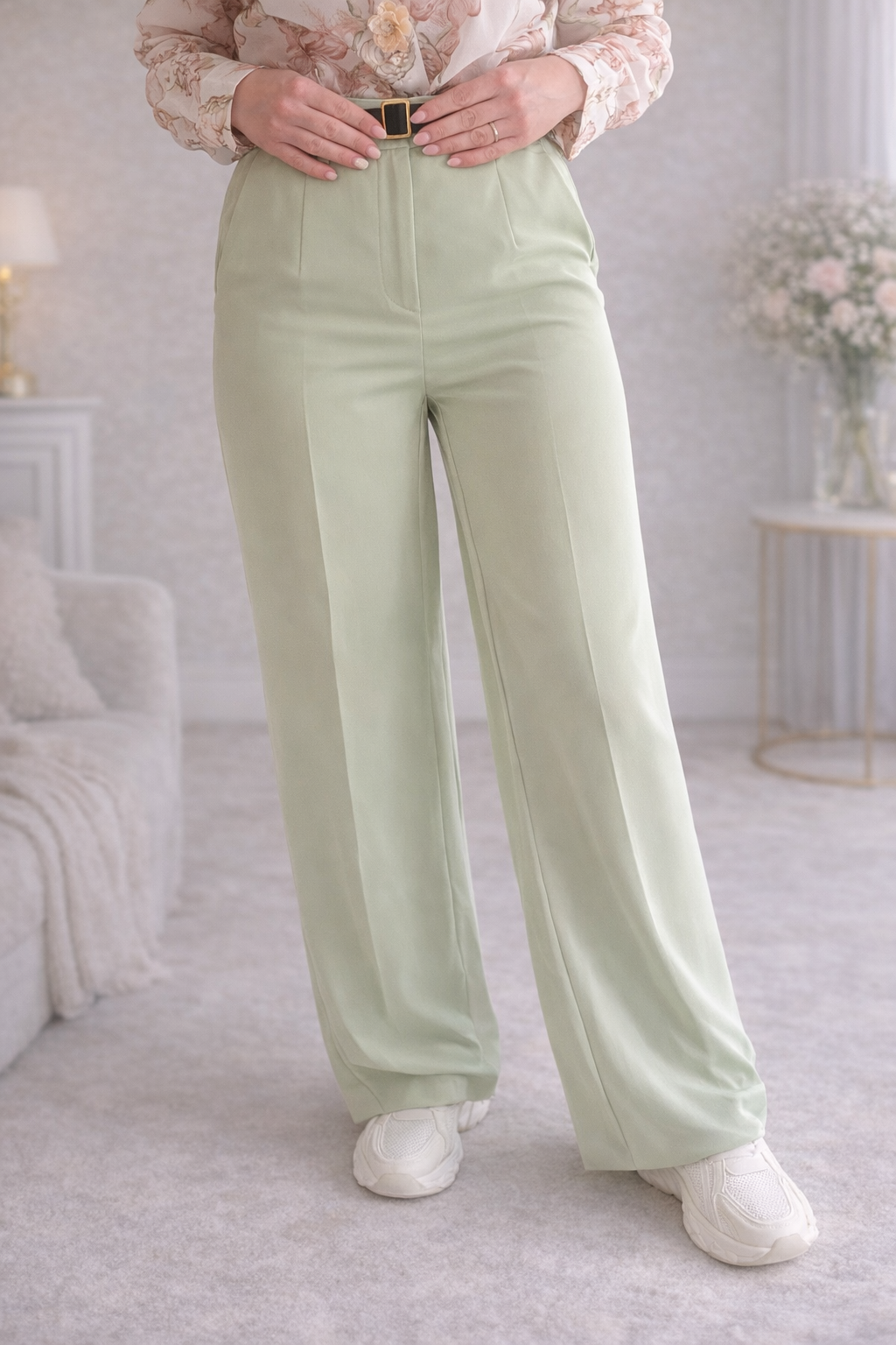Broek Marie mint groen