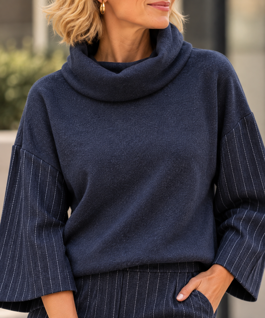 YOU'RE MY LOBSTER — TOP MET KRIJTSTREEP MOUWEN & ROLKRAAG