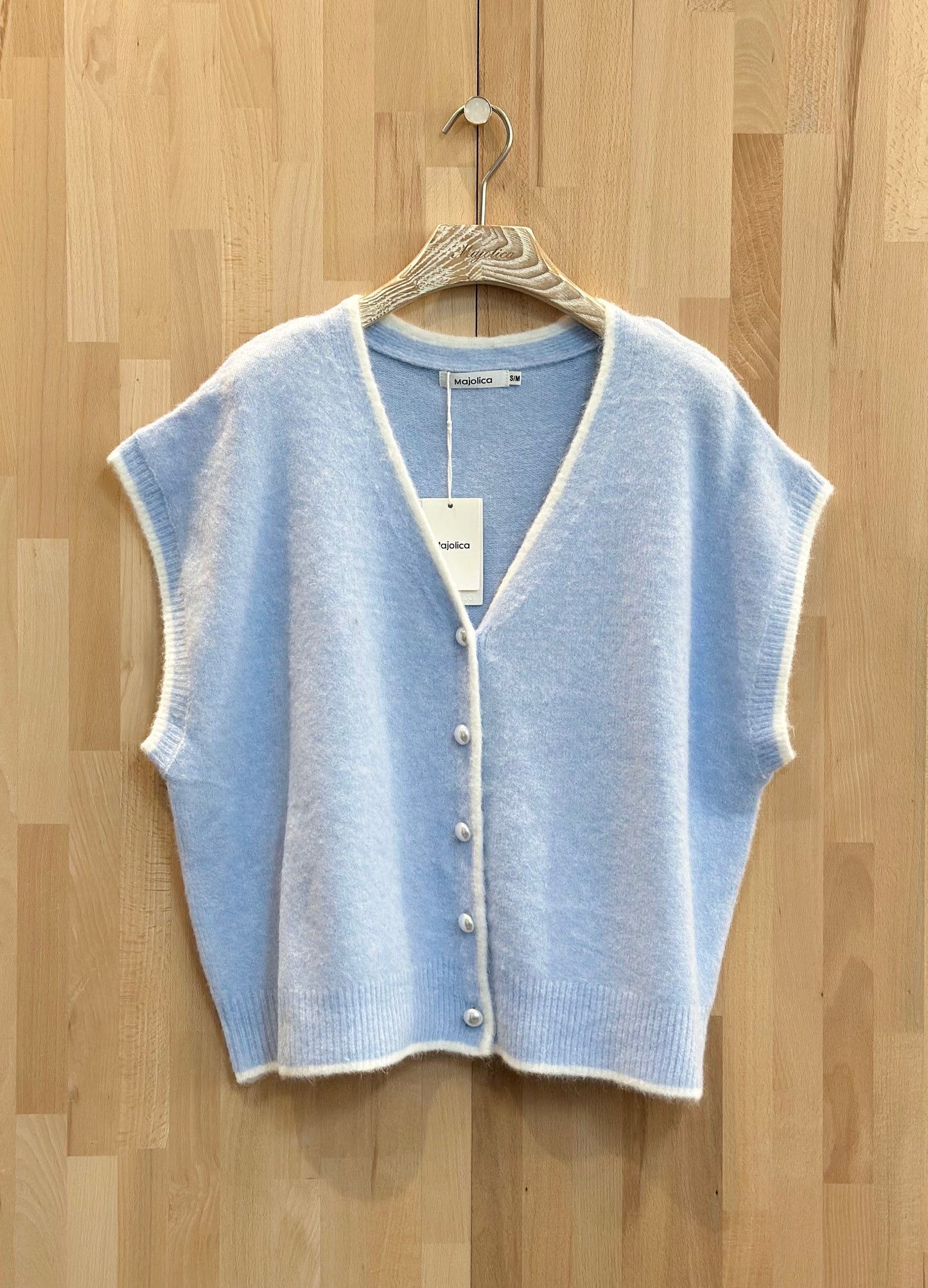 Gilet/debardeur Maya blauw