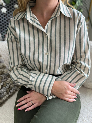 Hemd Avril groen