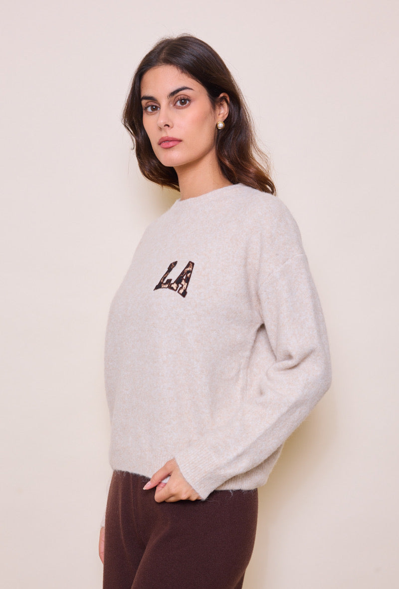 Pull Clara Los Angeles beige