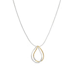 Ketting goud zilverkleur BE jewels 379