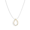 Ketting goud zilverkleur BE jewels 379