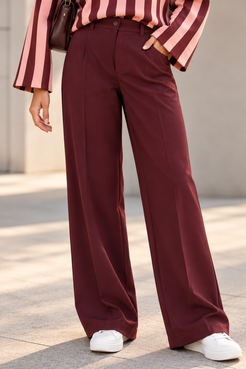 Broek Matteo Gatti burgundy