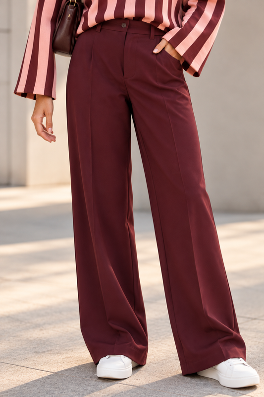 Broek Matteo Gatti burgundy