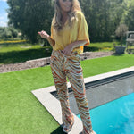 K-design - Top met V-hals (A672Mimosa