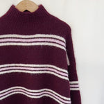 Pull Kimberly burgundy/rose