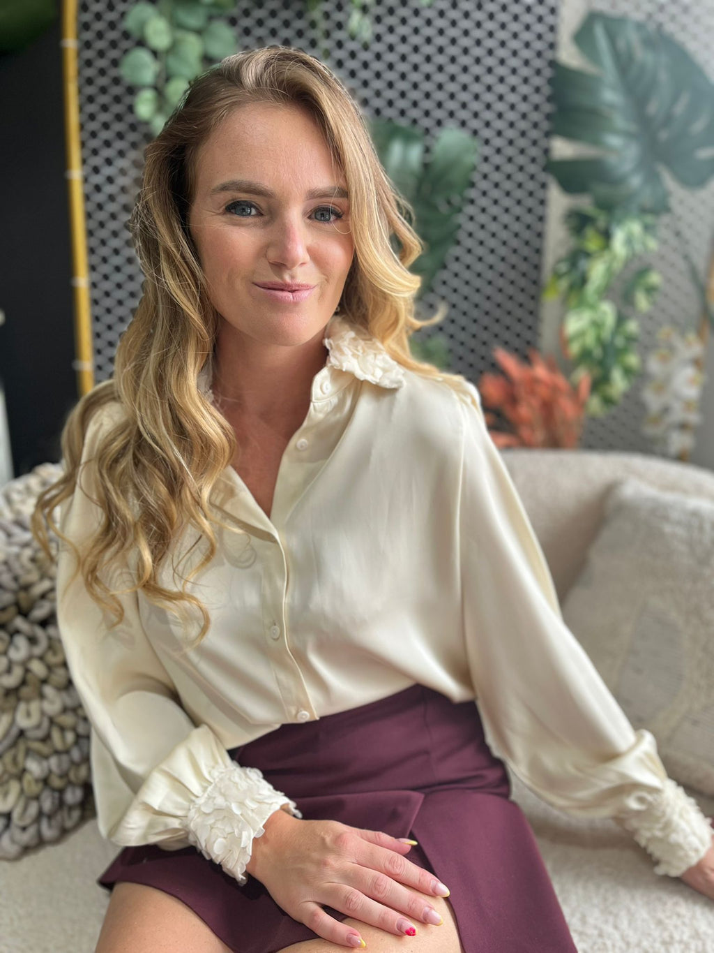 Hemd Elli beige