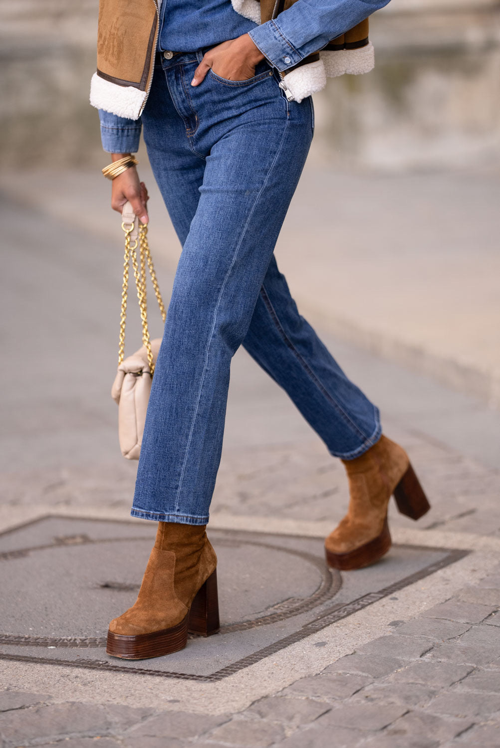 Jeans oraija donker blauw