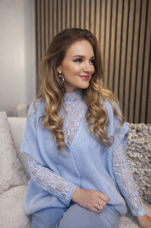 Gilet/debardeur Bella licht blauw
