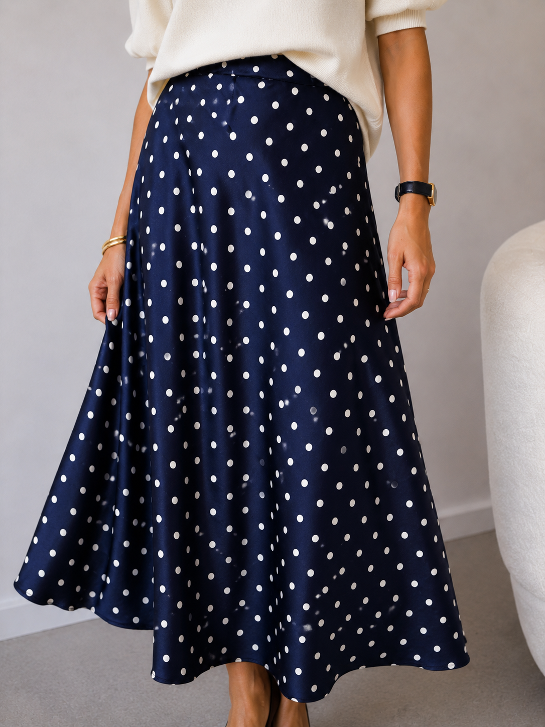 Rok J&L blauw polka