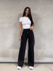Jeansbroek Redial zwart wild leg stretch