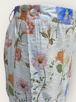 Short /rok Avril met bloemen