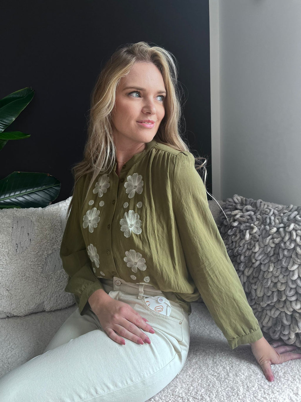 Hemd Maya khaki