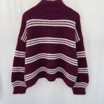 Pull Kimberly burgundy/rose