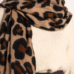 Sjaal Musy Leopard bruin