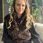 Vestje Evene Leopard bont
