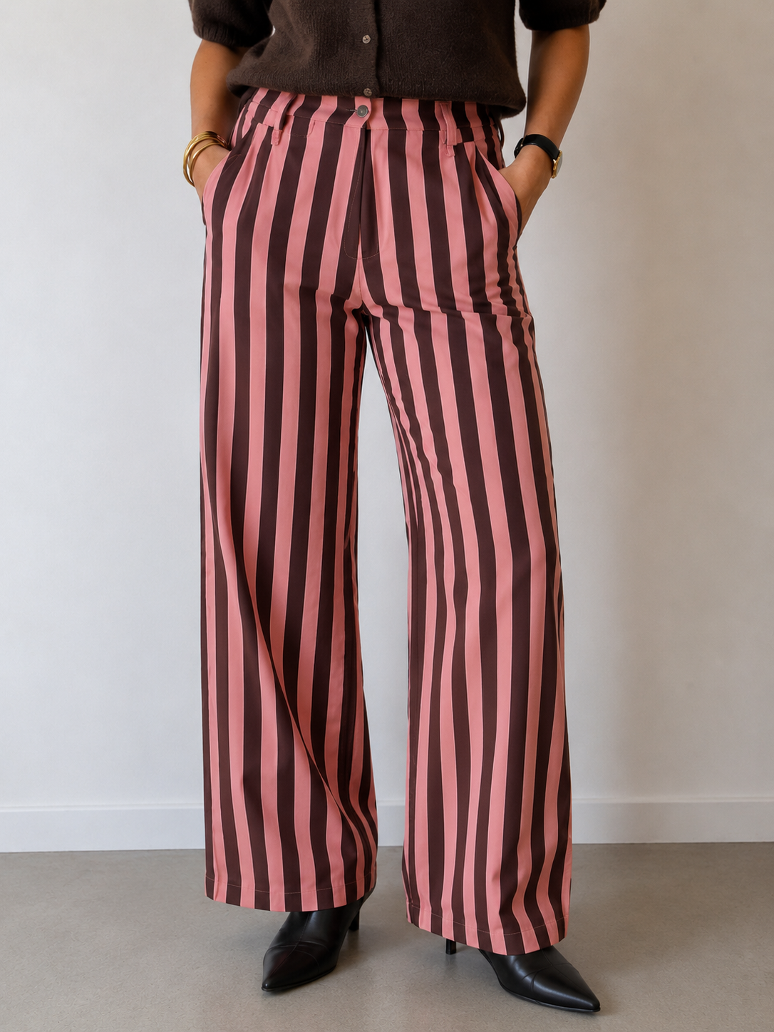 Jeansbroek Marina balloon fit pink
