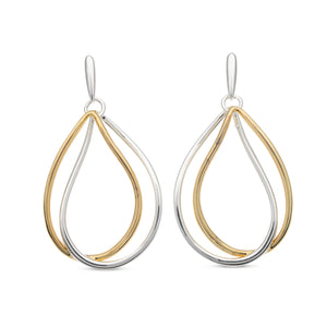 Oorbellen goudkleur zilverkleur BE jewels 251