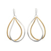 Oorbellen goudkleur zilverkleur BE jewels 251
