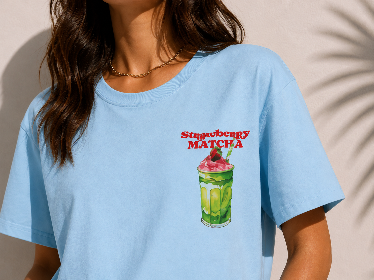 T-shirt Jolio blauw matcha