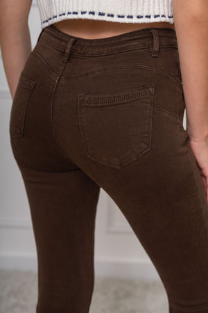 Jeansbroek Foly choco
