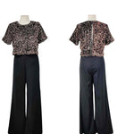 Jumpsuit Evene goud/zwart