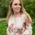 Hemd Avril terracotta