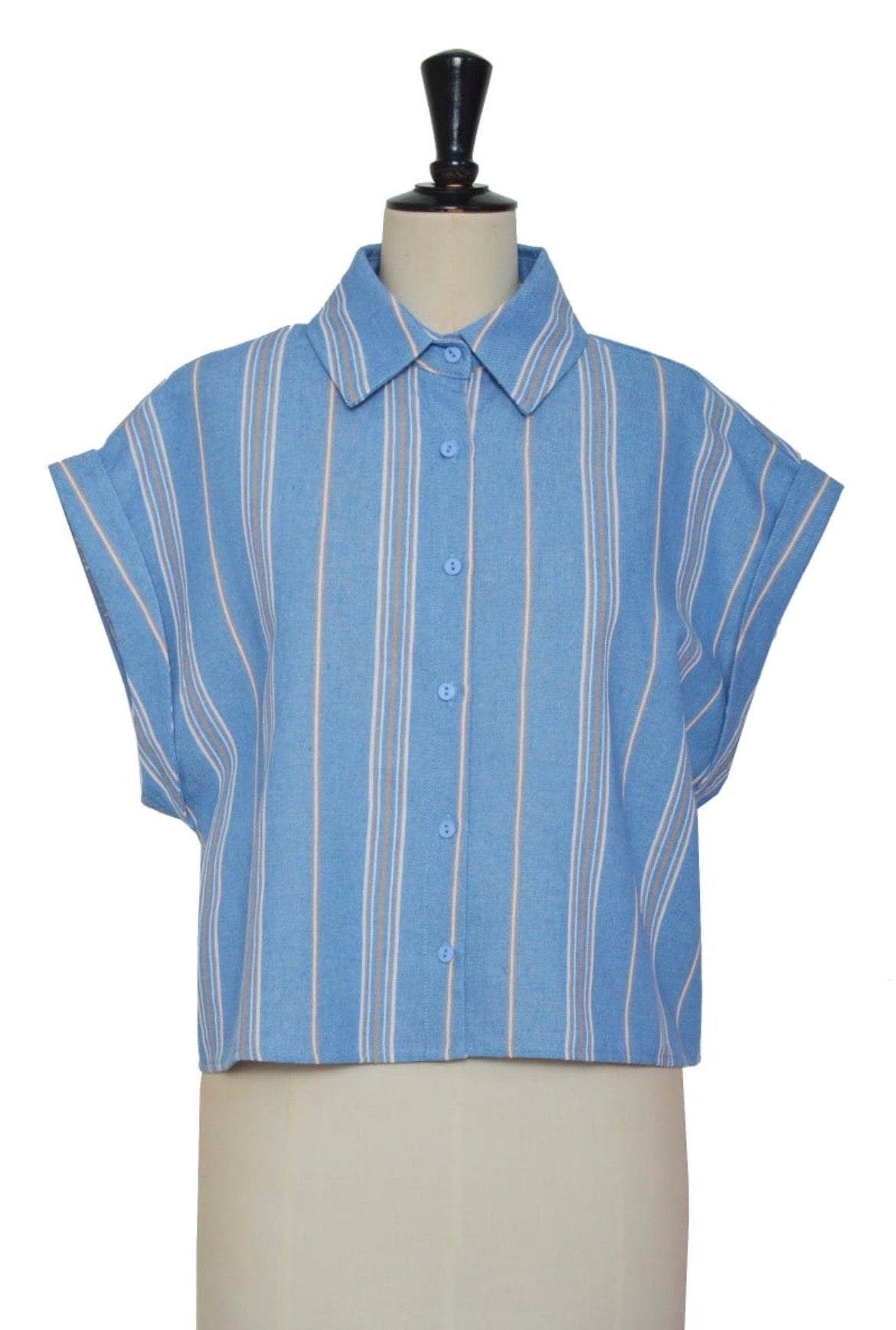 Hemd/bloesje Elli blauw