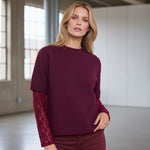 Pull Clara Bordeaux