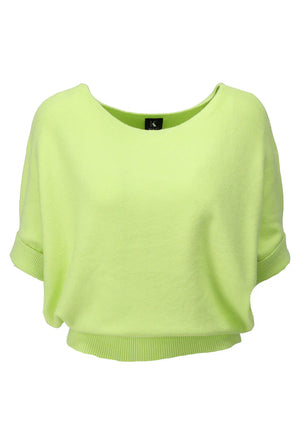 K-design - Basic pull met vleermuis mouwen (A809Sharp green)