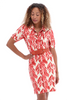 K-design - Mini dress met print en bijpassende riem (A103P906)