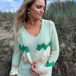 Gilet Sweewë groen