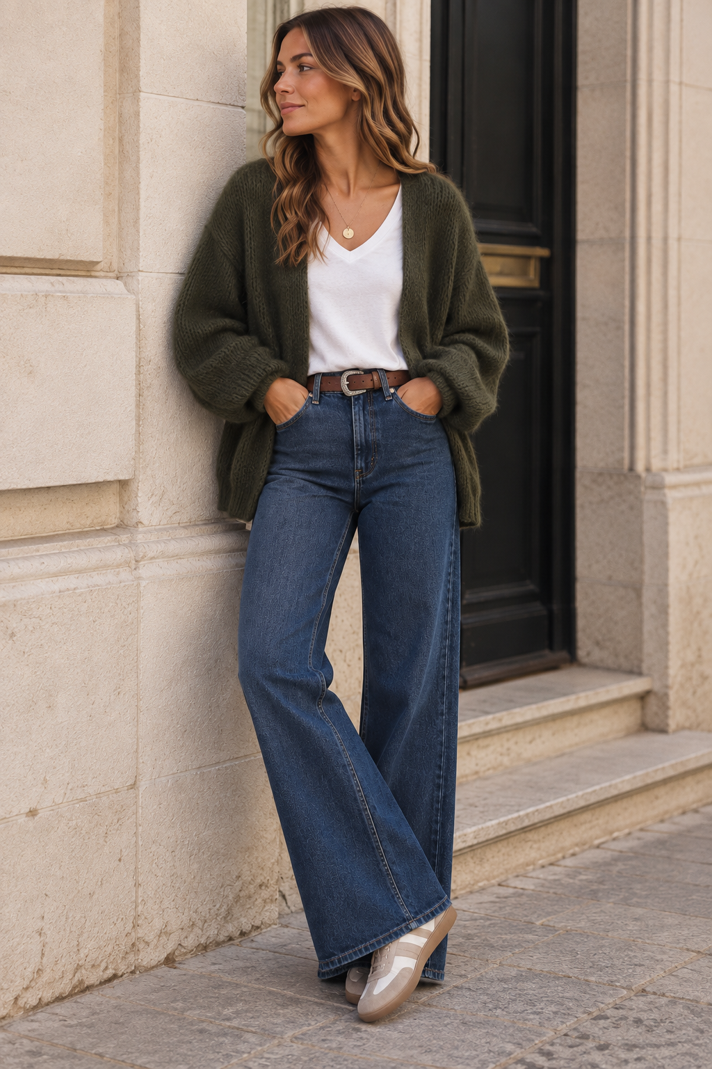 Gilet Adinda kaki