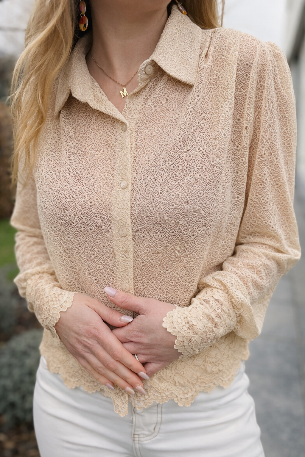 Hemd Marie beige