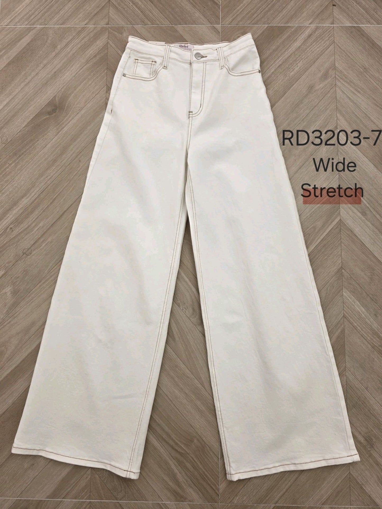 Jeansbroek Redial stretch wit 3203-7
