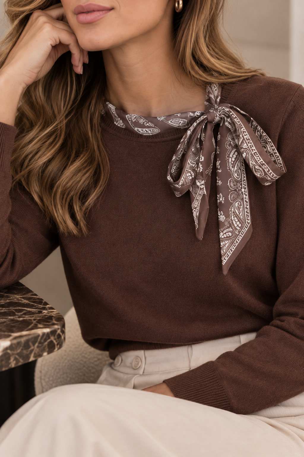 Pull Clara choco