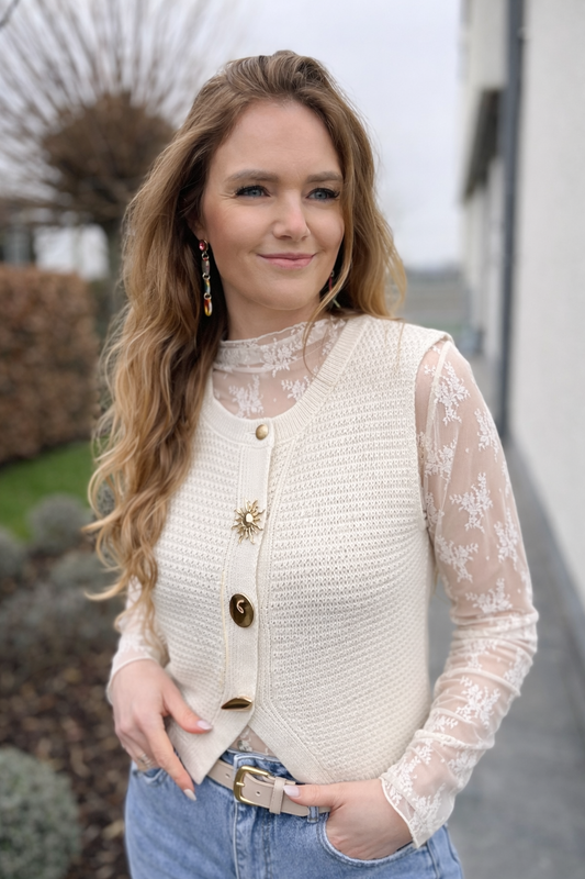 Gilet/debardeur Myra beige