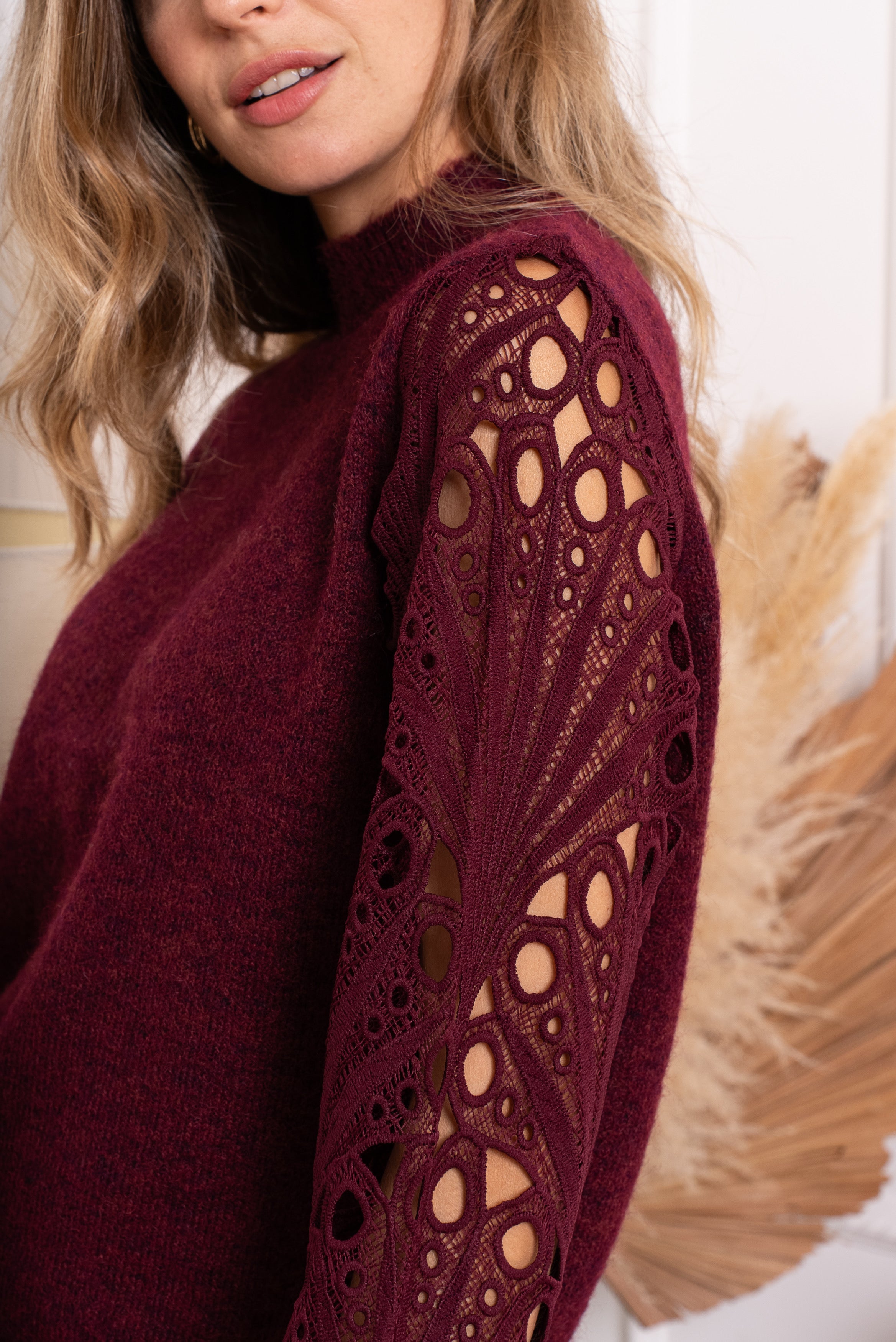 Pull Kimberly burgundy