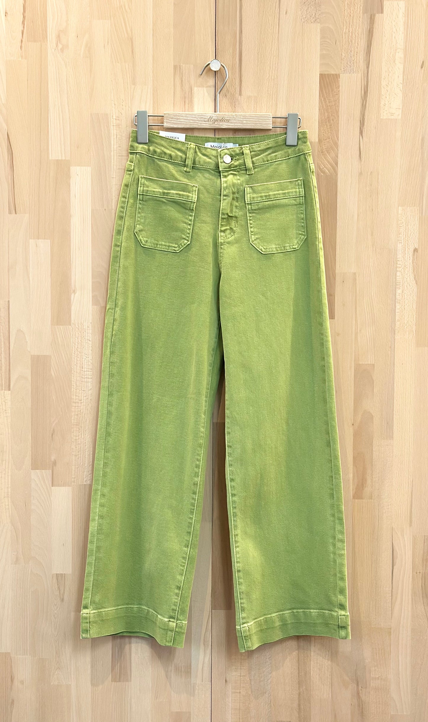 Jeansbroek Maya groen