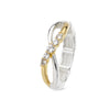 Ring zilver-goudkleurig BE jewels 363